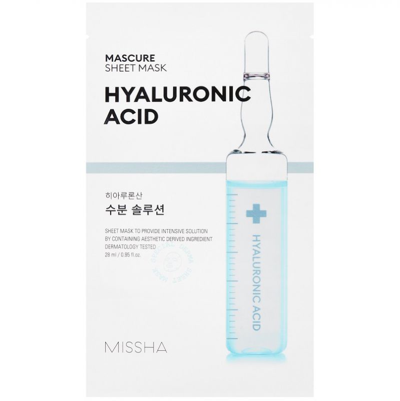 Missha Mascure Hydra Solution Sheet Mask Hyaluronic Acid