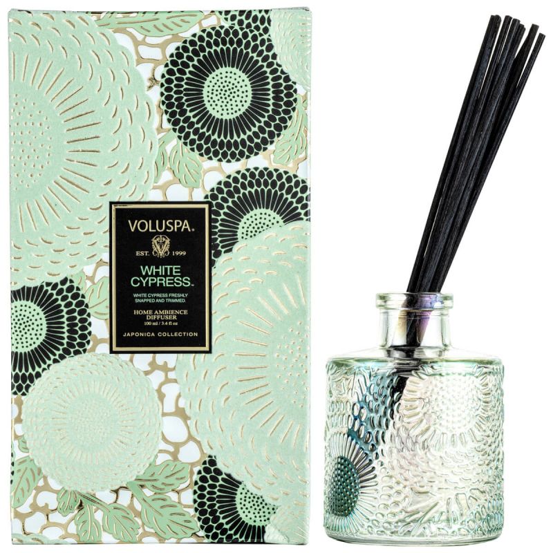 Voluspa White Cypress Reed Diffuser (100ml)