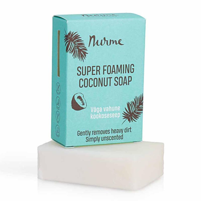 Nurme Coconut Soap -Voimakkaasti vaahtoava kookos palasaippua