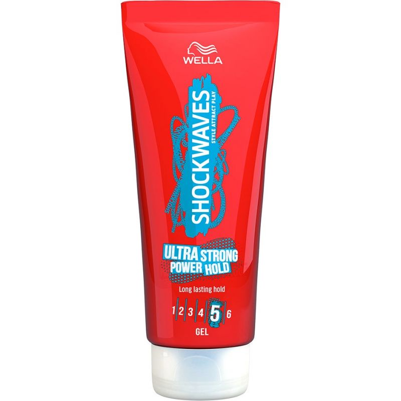 Wellashockwaves Ultra Strong Hold Gel, 200 ml Wella Styling