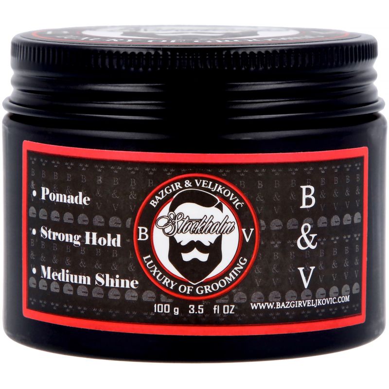 Bazgir & Veljkovic Strong Hold Pomade 100 g