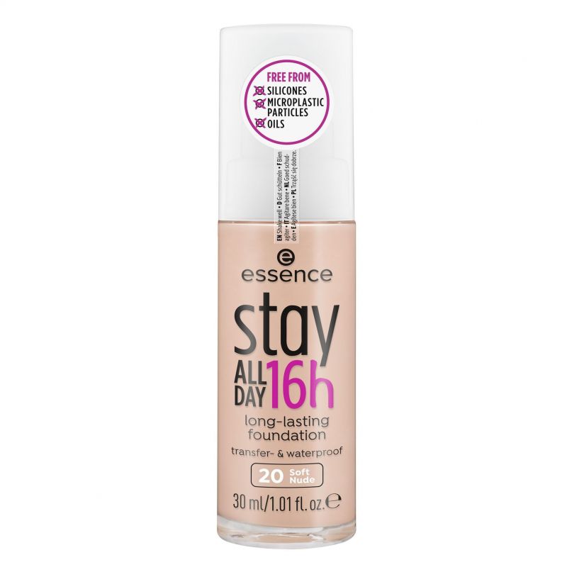 essence stay all day 16h long-lasting foundation 20 Soft Nude