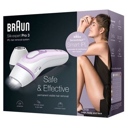 Braun Silk expert Pro 3 PL3132 Valkoinen&Lila