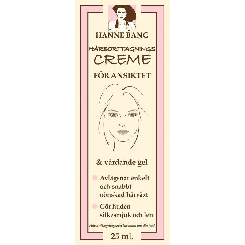 Hanne Bang Hårborttagningscreme för ansiktet 25 ml