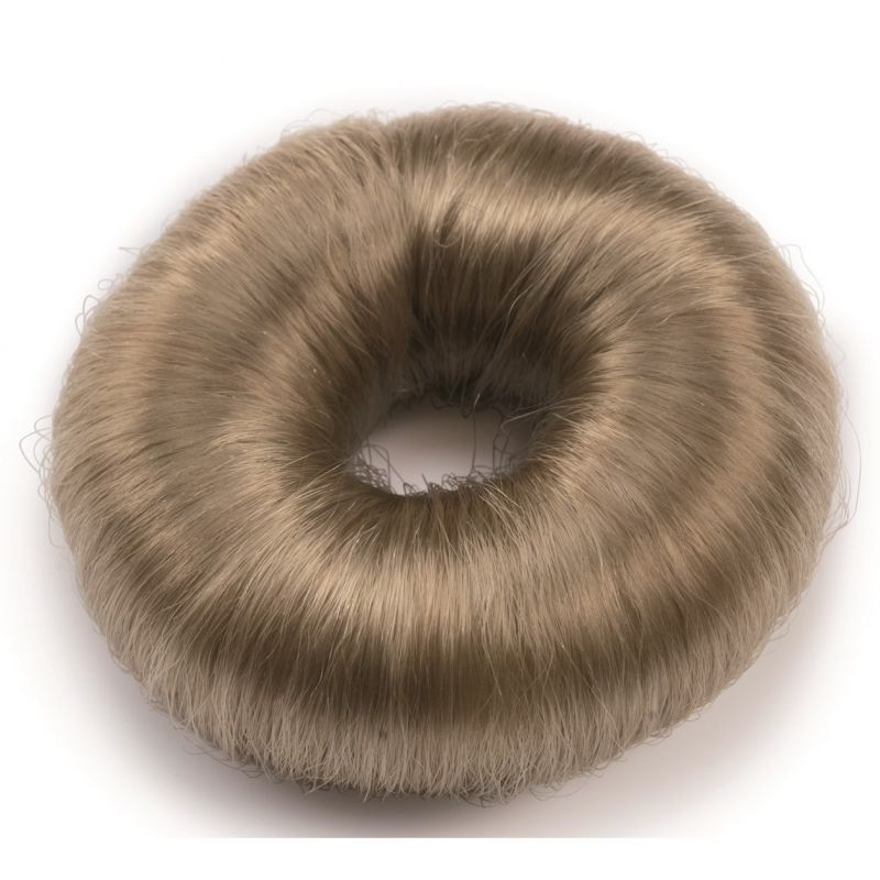 Synthetic Hair Bun Small Blond 73mm