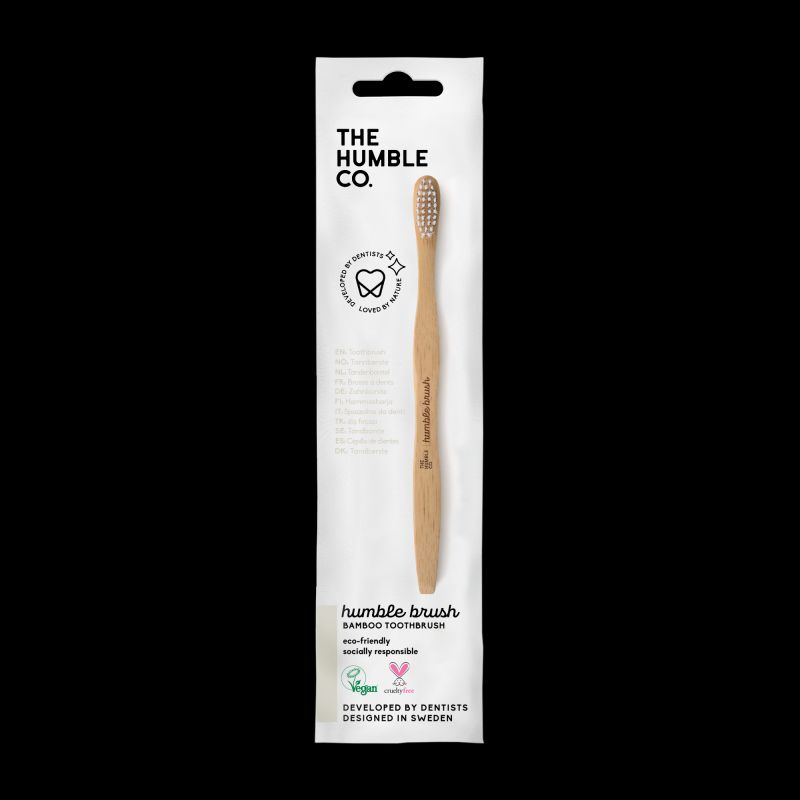 The Humble Co. Flat Curved Adult Soft White