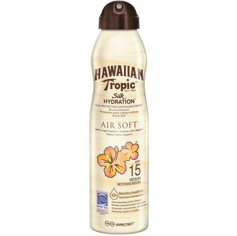 Hawaiian Tropic Hawaiian Silk Hydration Air Soft C-Spray SPF15 15