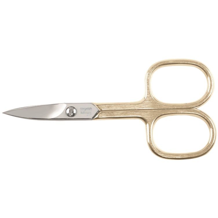 Niegeloh Solingen Basic Nagelsax Guld Nickelpläterad 9cm