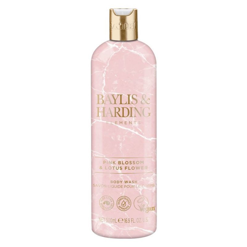 Baylis & Harding Elements Pink Blossom & Lotus Flower Body Wash 500 ml