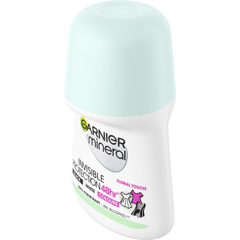 Garnier Invisible BlackWhiteColours 48hr Roll-on 50 ml