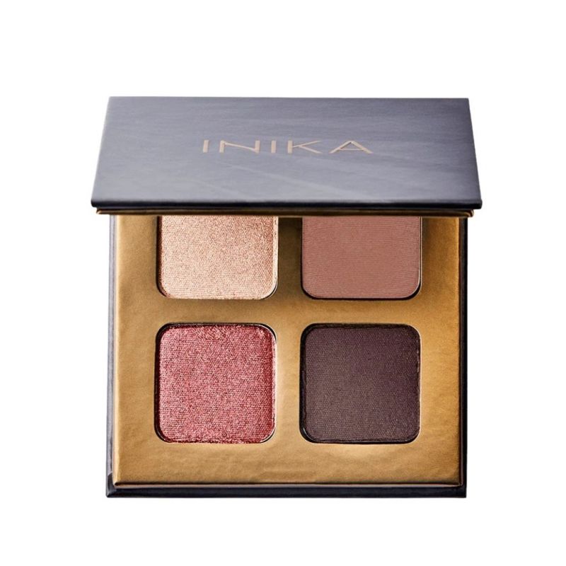 INIKA Organic Eyeshadow Quad luomiväripaletti Flowers