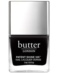 Patent Shine 10X Nail Lacquer, 11ml, Union Jack Black
