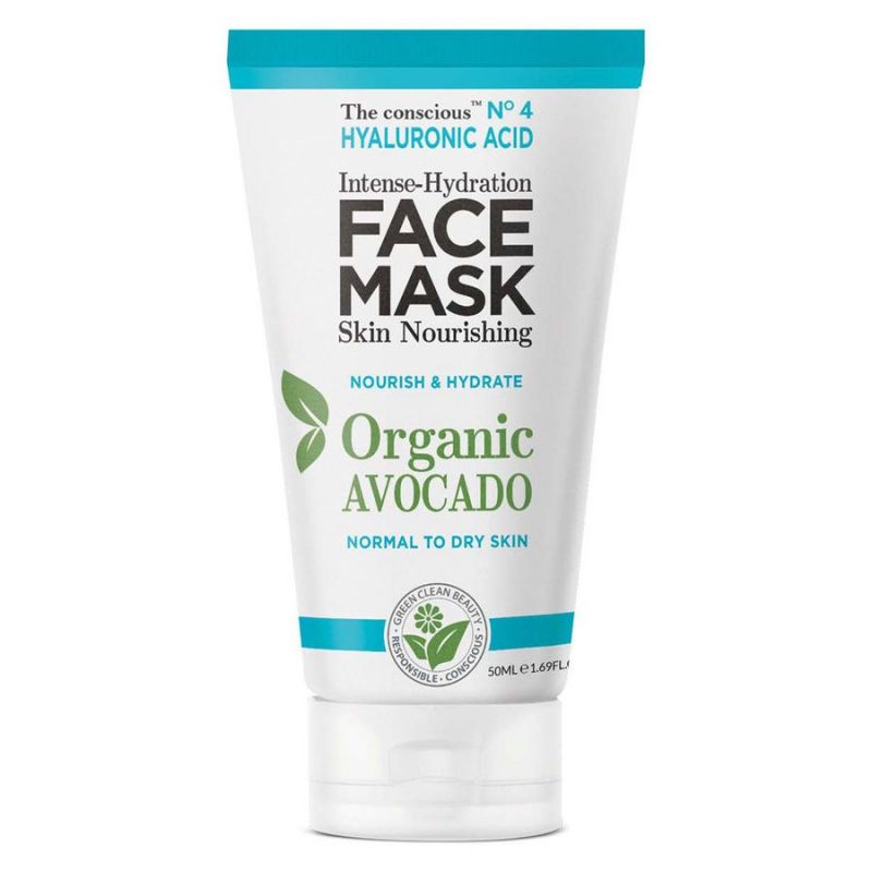 Biovène The Conscious Hyaluronic Acid Intense Hydration Face Mask Organic Avocado 50 ml