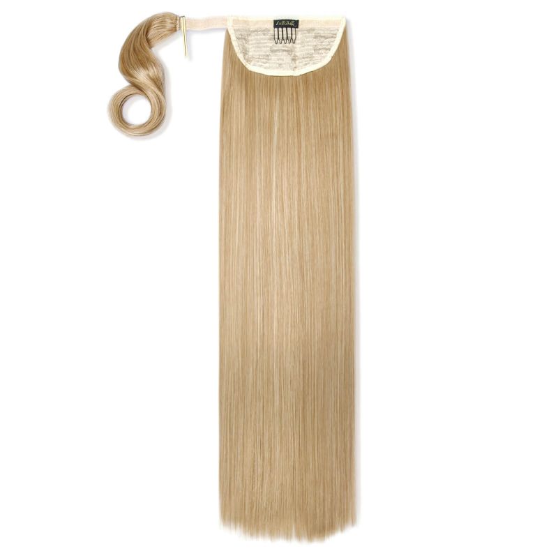 LullaBellz Grande 26 Straight Wrap Around Pony (Various Shades) - Golden Blonde