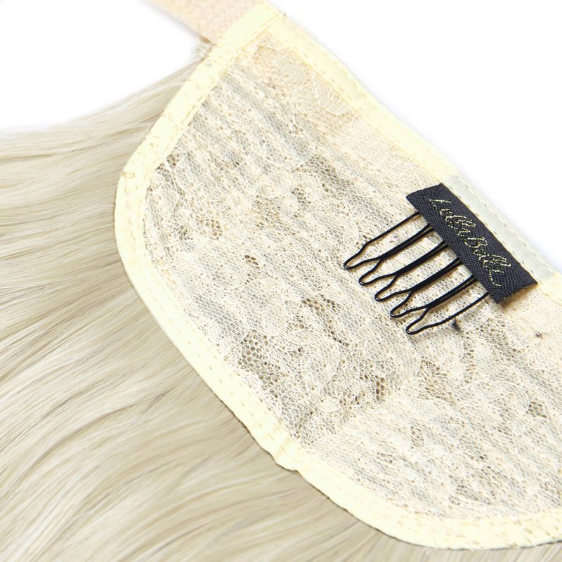 LullaBellz Mini Grande 18 90S Bounce Wraparound Pony (Various Shades) - Bleach Blonde