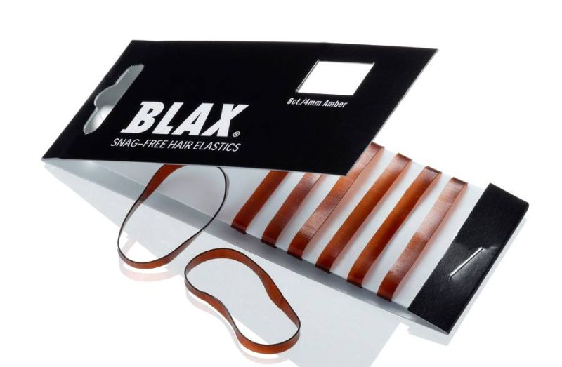 Blax Snag Free Hair Elastics Brown 8pcs