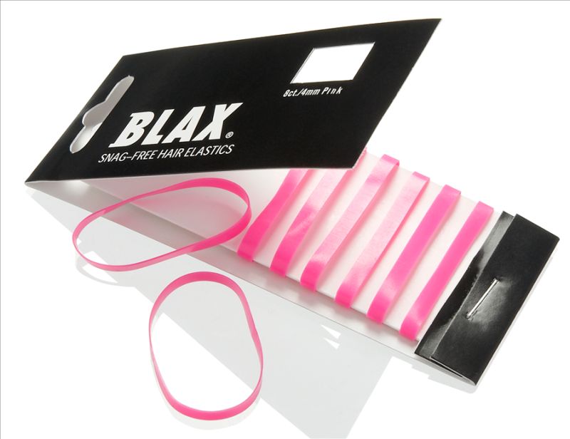 Blax Snag Free Hair Elastics Pink 8 kpl