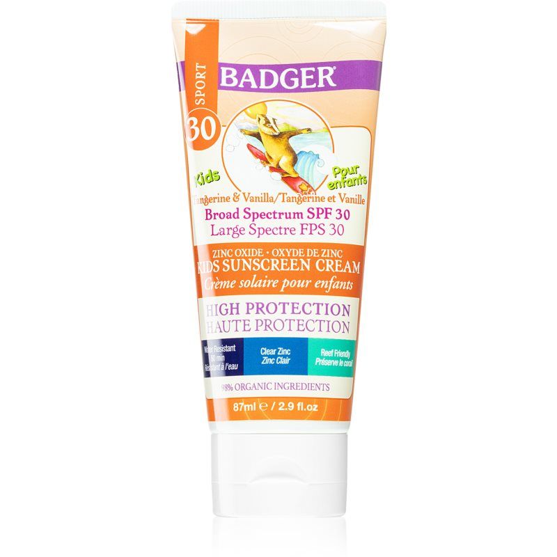 Badger Sun lasten aurinkosuojavoide SPF 30 87 ml