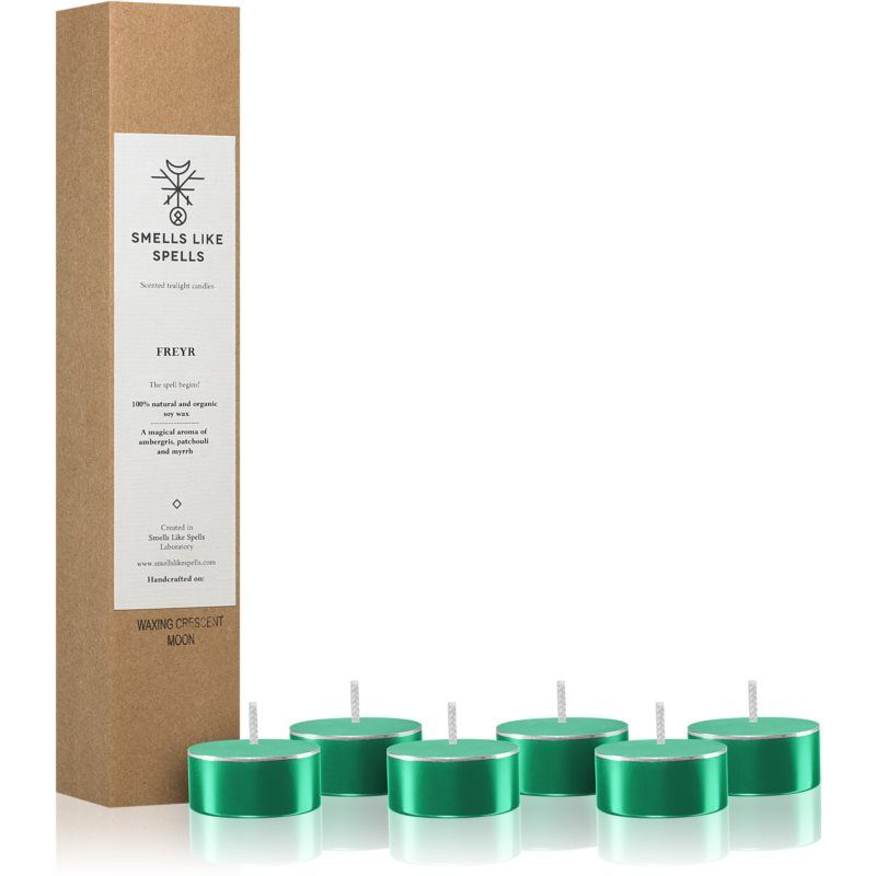 Smells Like Spells Norse Magic Freyr lämpökynttilä (wealth/abundance) 6 kpl