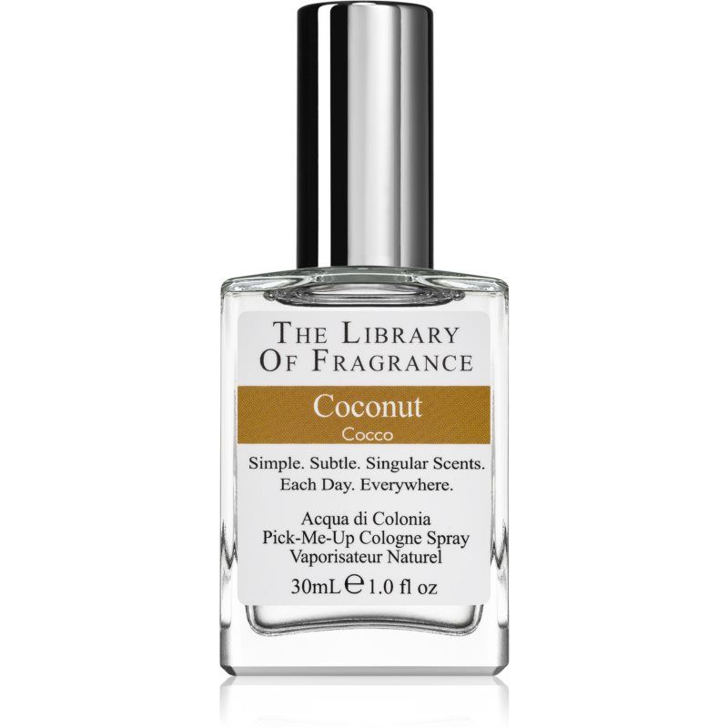 The Library of Fragrance Coconut kölninvesi Naisille 30 ml