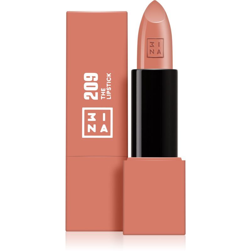 3INA The Lipstick Huulipuna Sävy 209 Peach Nude 4,5 g