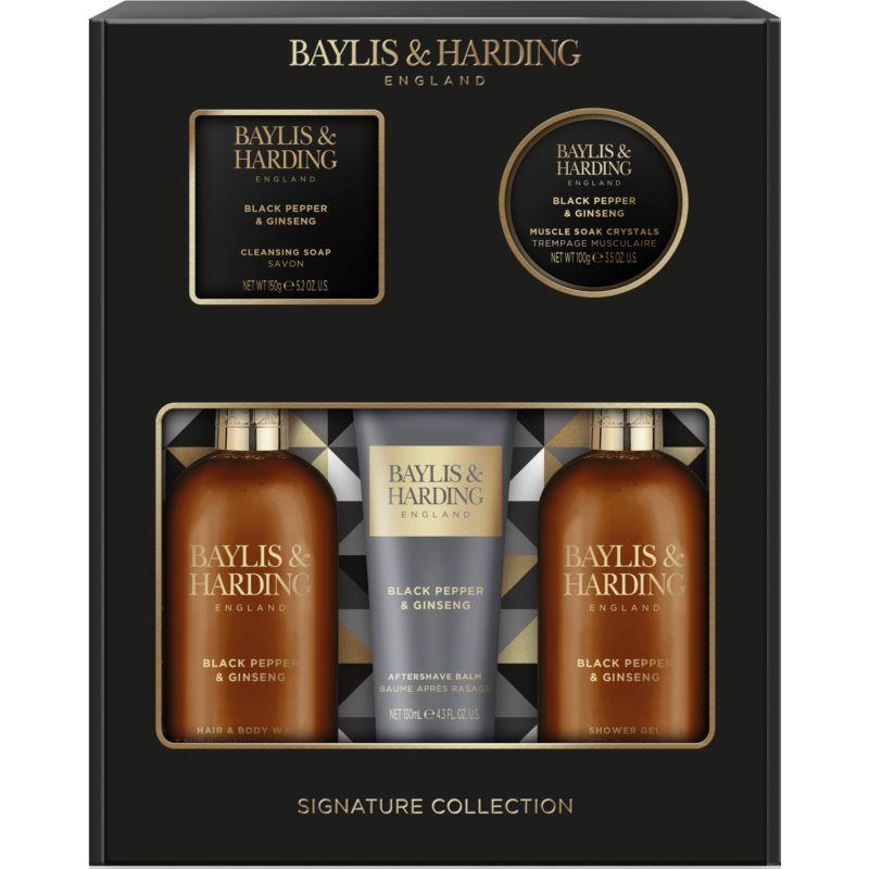 Baylis & Harding Black Pepper & Ginseng lahjasetti (Kylpyyn) Miehille
