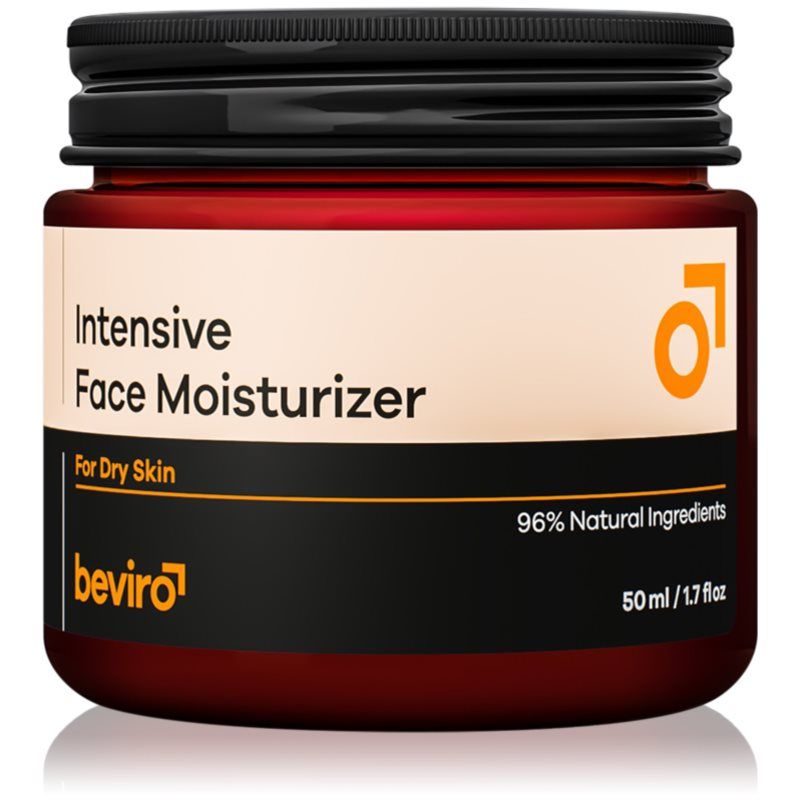 Beviro Intensive Face Moisturizer For Dry Skin Kosteuttava Voide Miehille 50 ml