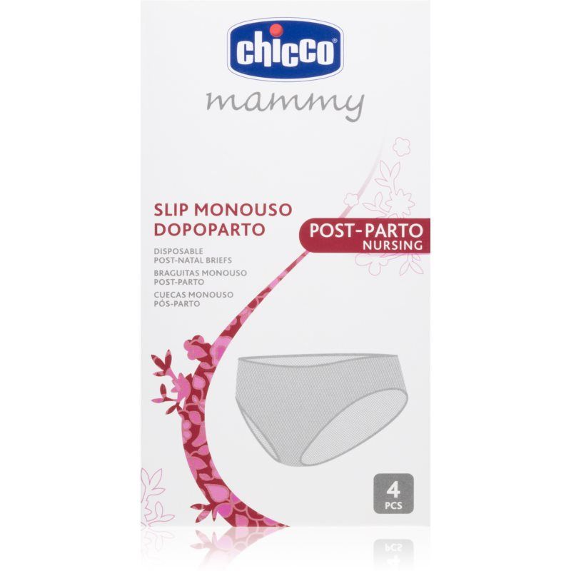 Chicco Mammy Disposable Post-Natal Briefs synnytyksen jälkeen käytettävät tukialushousut Koko 4 (38) 4 kpl