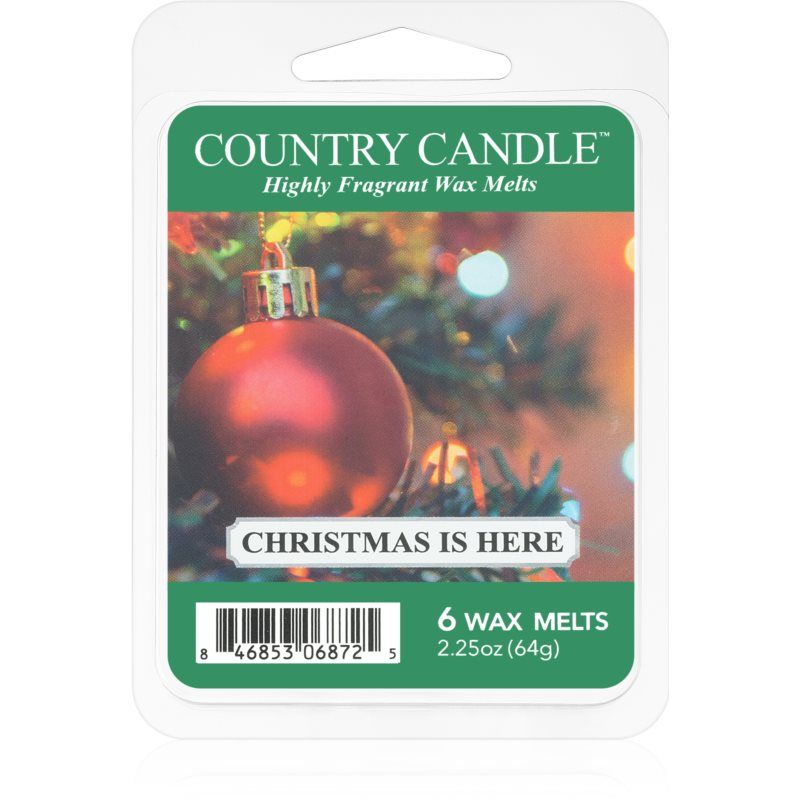 Country Candle Christmas Is Here Tuoksuvaha 64 g