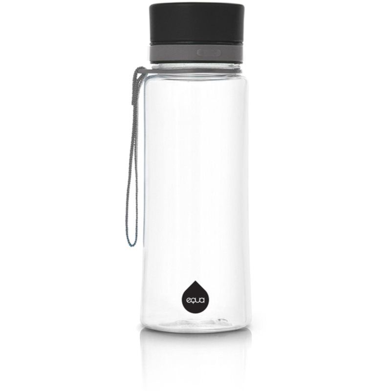 Equa Plain vesipullo väri Black 600 ml