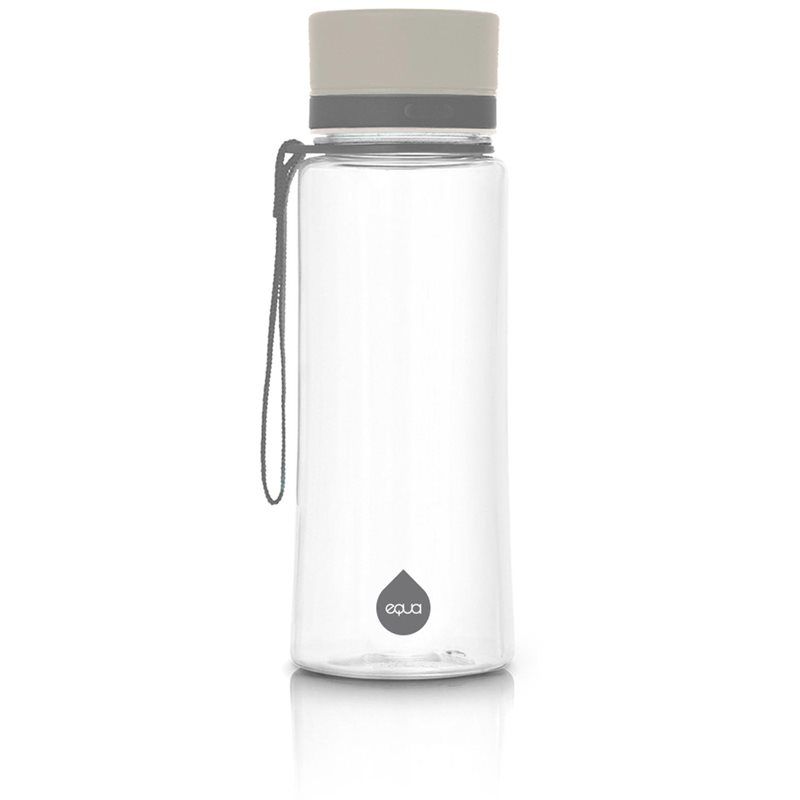 Equa Plain vesipullo väri Grey 600 ml