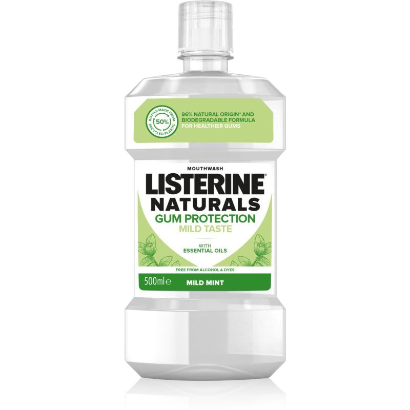 Listerine Naturals Gum Protection Suuvesi Mild Mint 500 ml