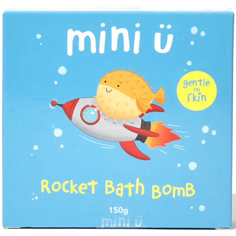 Mini-U Bath Bomb Rocket kylpypommi Lapsille 150 g
