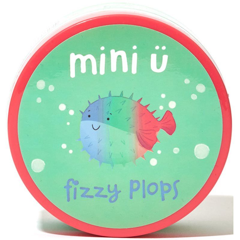 Mini-U Fizzy Plops värilliset poreilevat kylpytabletit Lapsille 3x40 g