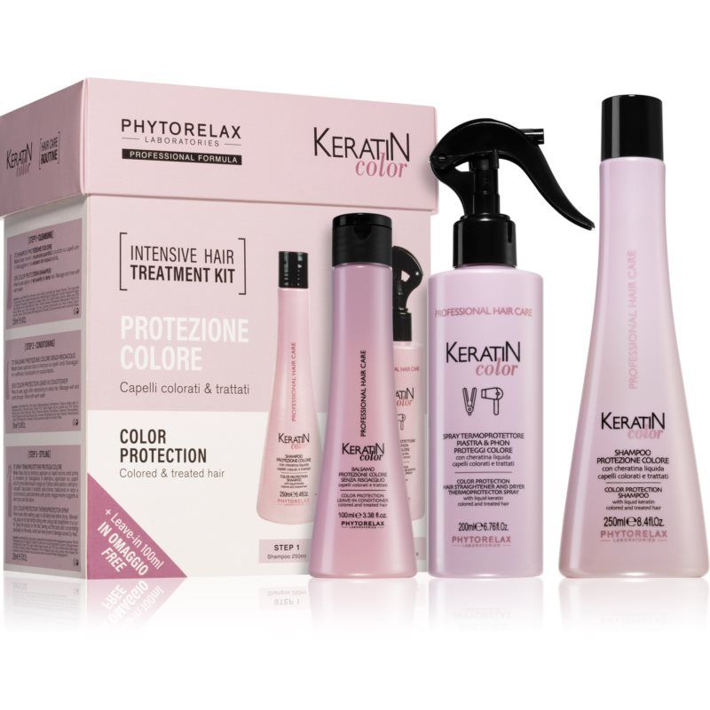 Phytorelax Laboratories Keratin Color lahjasetti (Värjätyille Hiuksille)