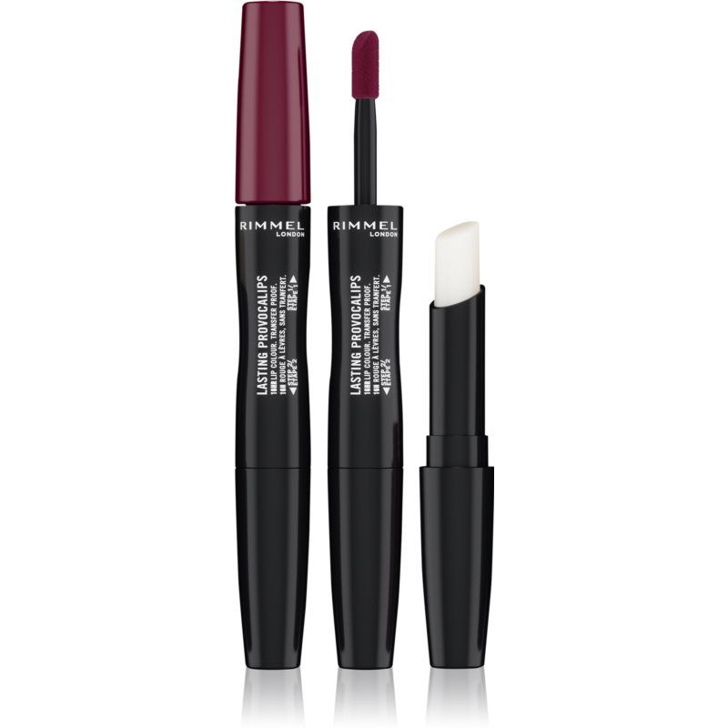 Rimmel Lasting Provocalips Double Ended pitkäkestoinen huulipuna Sävy 570 No Wine-Ing 3,5 g