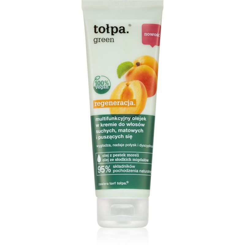 To?pa Green Regeneration Kosteuttava Ja Ravitseva Hiusöljy Voiteessa 125 ml
