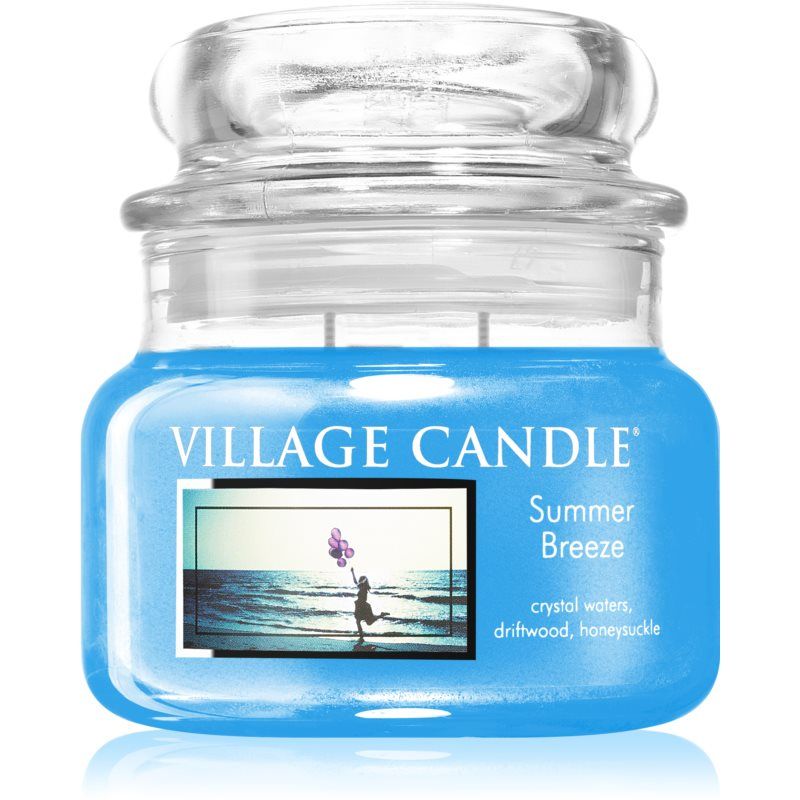 Village Candle Summer Breeze Tuoksukynttilä (Glass Lid) 262 g