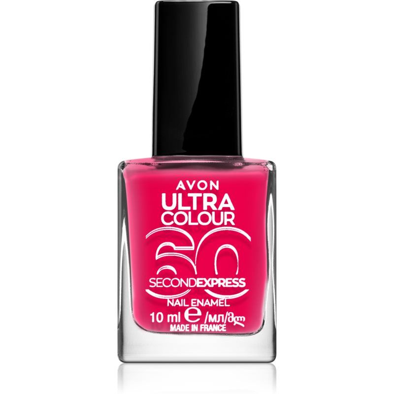 Avon Ultra Colour 60 Second Express Nopeasti Kuivuva Kynsilakka Sävy Fun N Fuchsia 10 ml