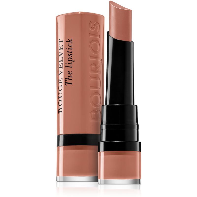 Bourjois Rouge Velvet The Lipstick Mattahuulipuna Sävy 01 Hey Nude! 2,4 g