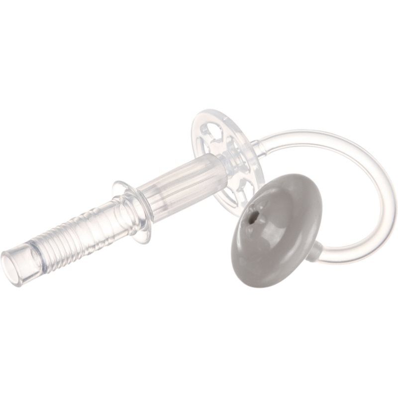 canpol babies Straw silikonipilli painolla Gray 1 kpl