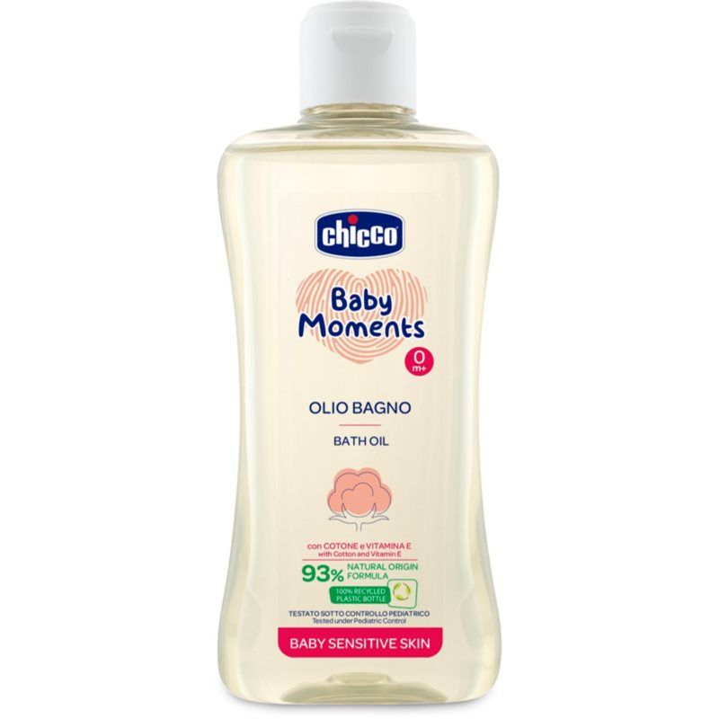 Chicco Baby Moments Sensitive kylpyöljy 200 ml