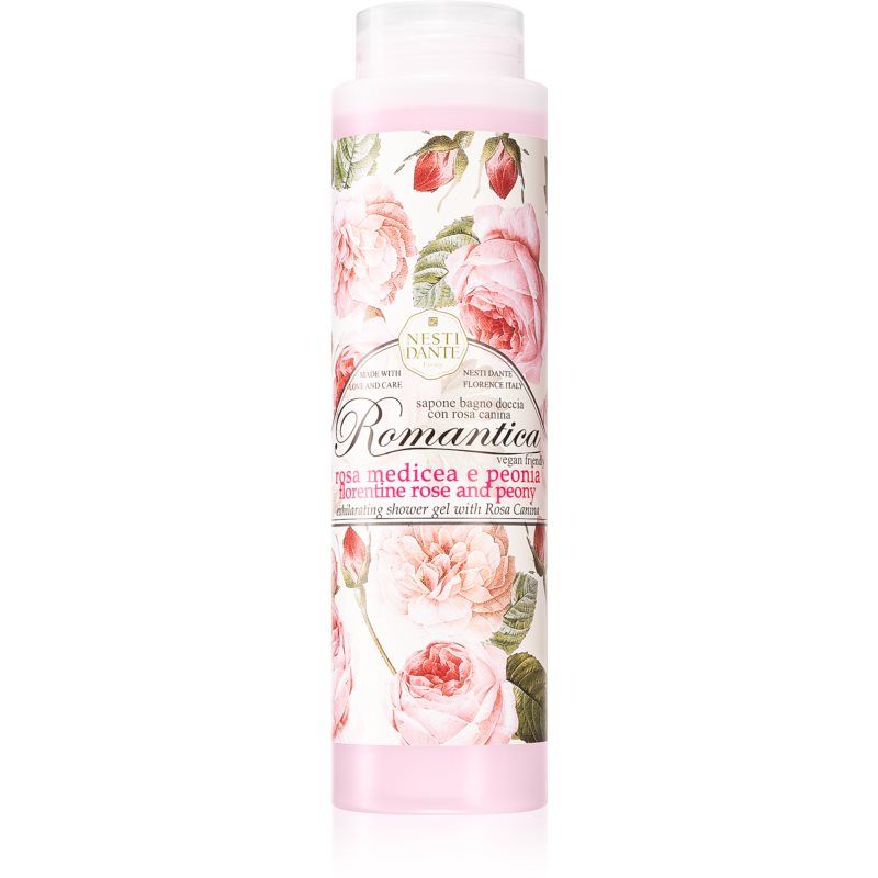 Nesti Dante Romantica Florentine Rose and Peony Suihkugeeli ja Vaahtokylpy 300 ml
