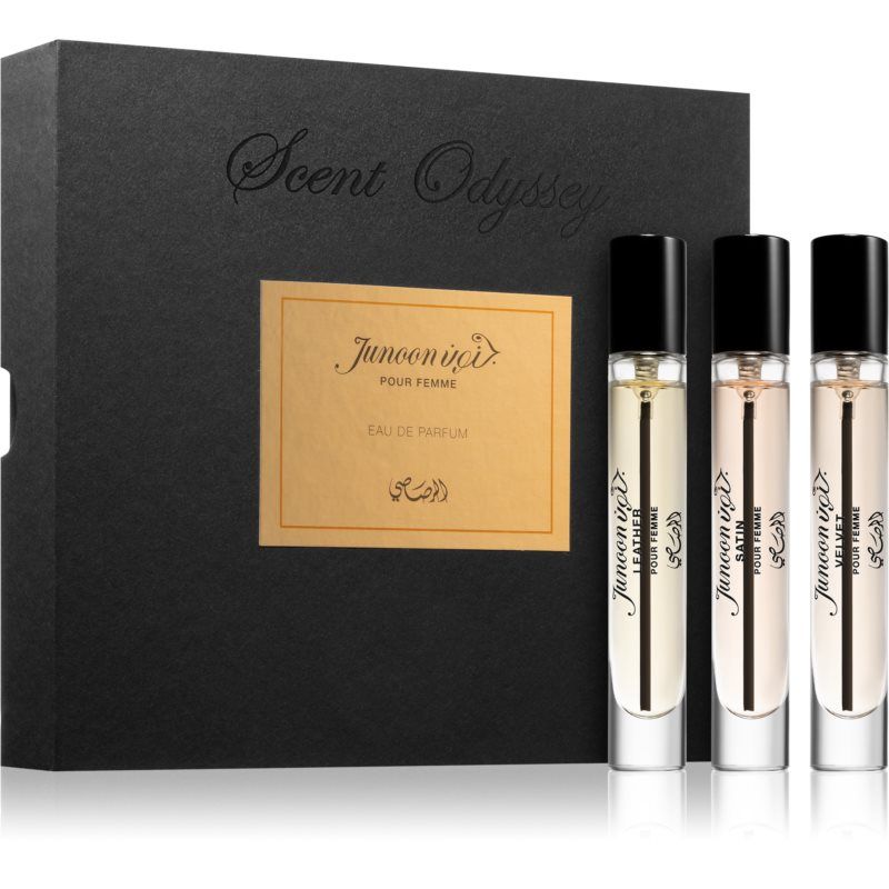 Rasasi Scent Odyssey Junoon Pour Femme lahjasetti Naisille