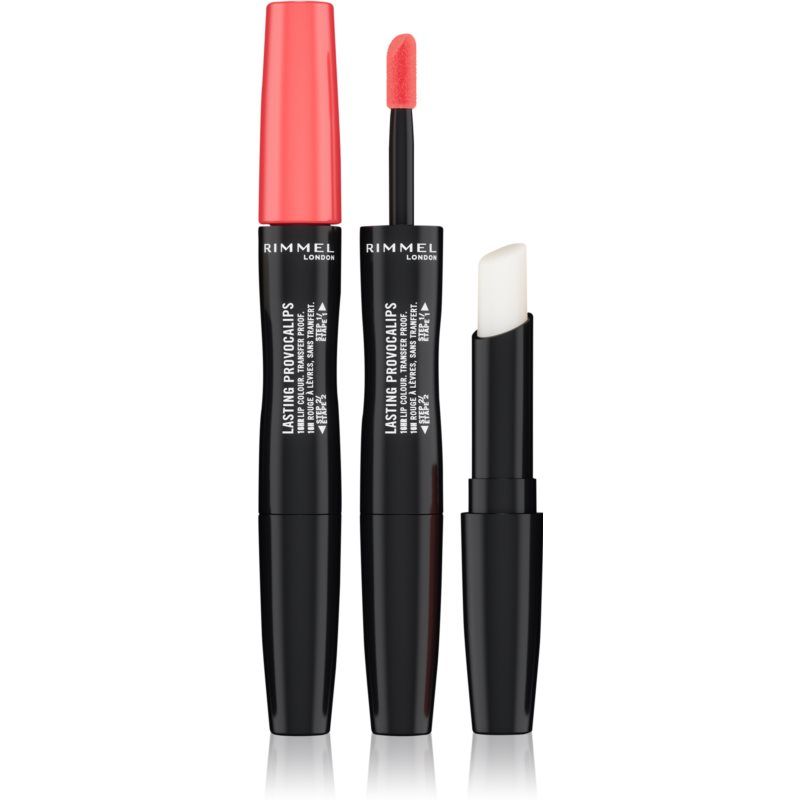 Rimmel Lasting Provocalips Double Ended pitkäkestoinen huulipuna Sävy 600 Orange, You Comin? 3,5 g