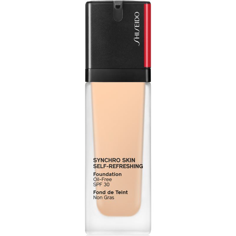 Shiseido Synchro Skin Self-Refreshing Foundation pitkäkestoinen meikkivoide SPF 30 Sävy 140 Porcelain 30 ml