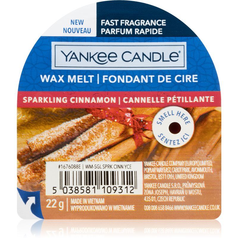 Yankee Candle Sparkling Cinnamon Tuoksuvaha 22 g