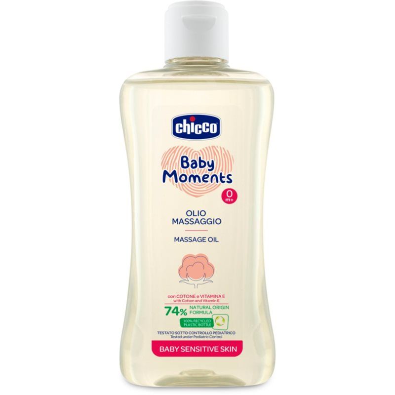 Chicco Baby Moments Sensitive Hierontaöljy 200 ml