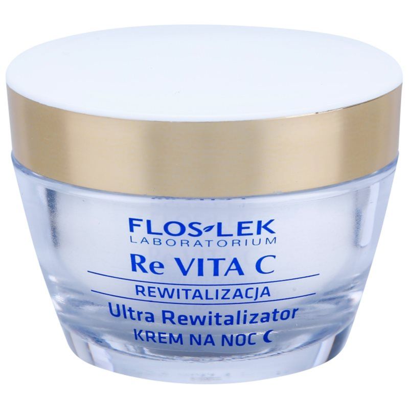 FlosLek Laboratorium Re Vita C 40+ tehokas elvyttävä yövoide 50 ml
