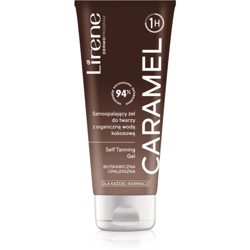 Lirene Perfect Tan Itseruskettava Geeli Kasvoille 75 ml
